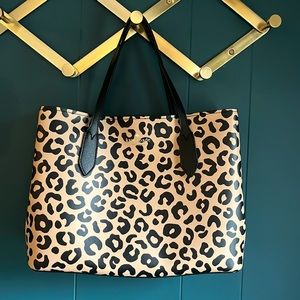 Kate Spade Leopard tote/crossbody bag